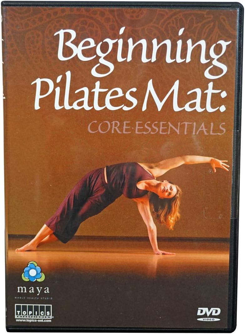 Set of 2 Yoga Training DVD - Beginning Pilates Mat: Core Essentials + Intermediate Pilates Mat: Whole Body Conditioning