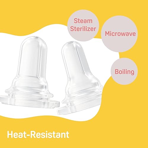 Miniatura 10 de Pigeon Biberón de paladar hendido para bebé con 2 pezones, 8.11 onzas, úsalo bajo la guía de un pediatra