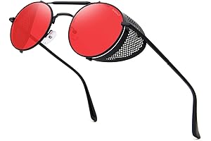 Fallout Retro Round Steampunk Goggles Sunglasses