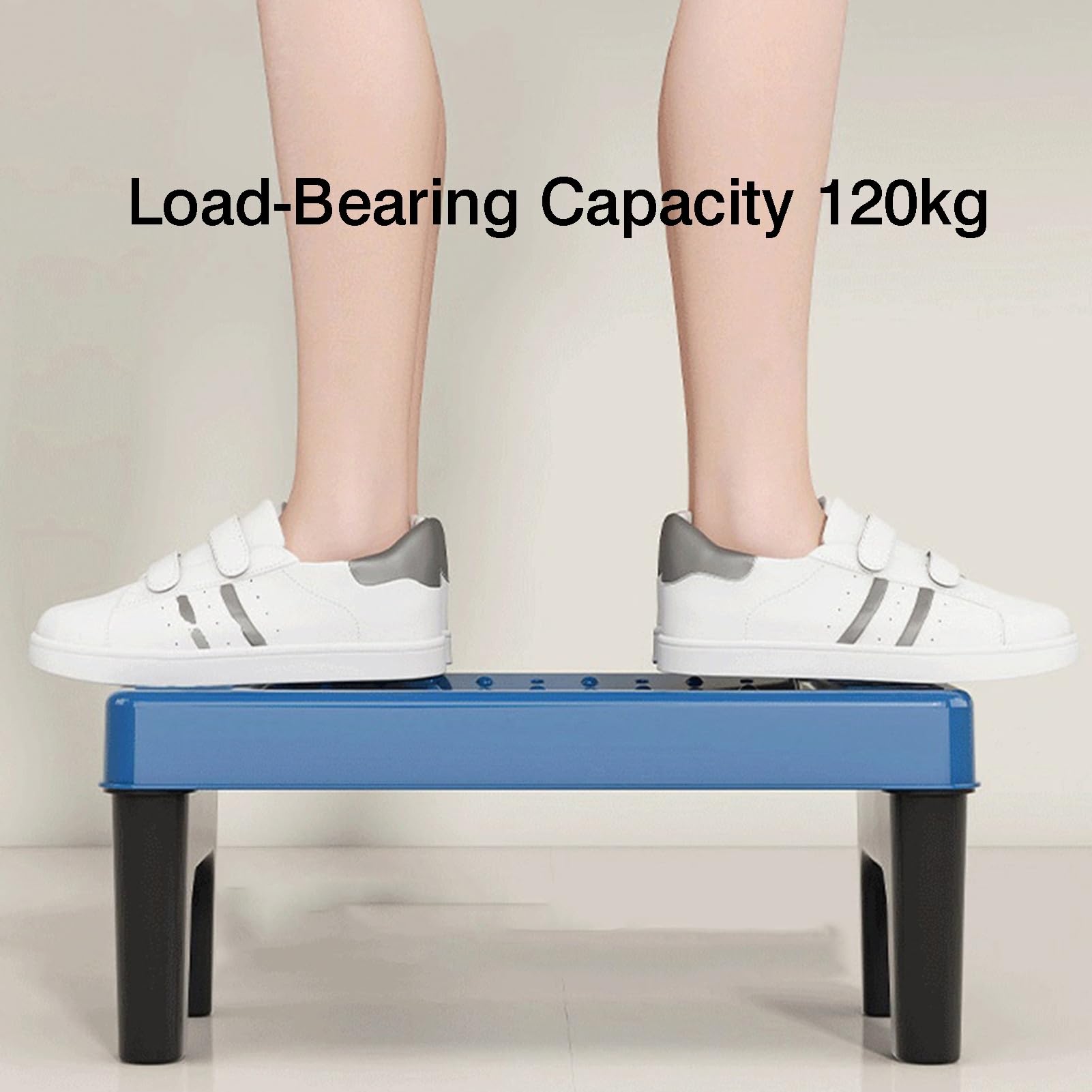 Fußstütze For Unter Dem Schreibtisch Bei Der Arbeit, Leichter Toiletten-Fußhocker, Maximale Belastung 120 Kg, Verhindert Das Überkreuzen Beine Und Verbessert Die Körperhaltung(Yellow)