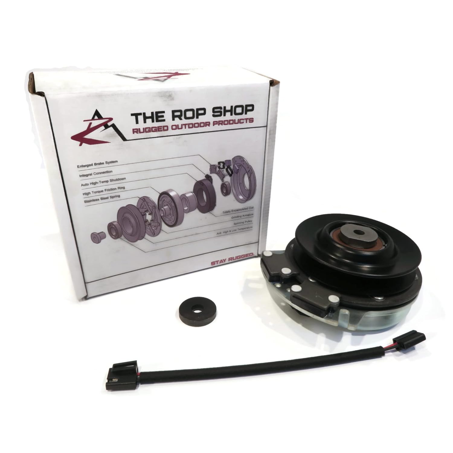 The ROP Shop | Electric PTO Clutch Replaces Warner 5219-80, 521980 - Lawn Mower Engine Motor