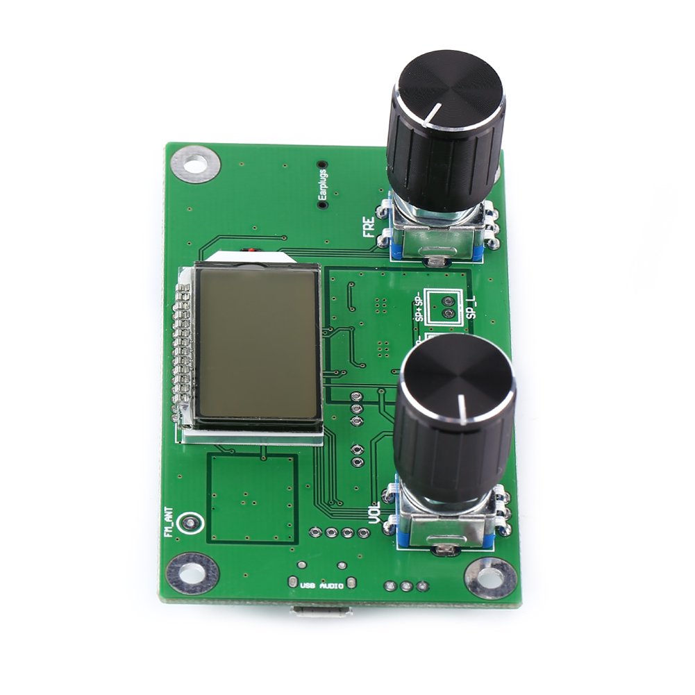 Mini DSP und PLL Digital Stereo FM Radio Funkempfängermodul 87-108 MHz Unterstützt die serielle Anschlusssteuerung