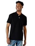 Men's Polo Shirt Cotton Pique Classic & Active T-Shirt Short Sleeve Moisture Wicking Golf Tennis Lightweight M19/M131