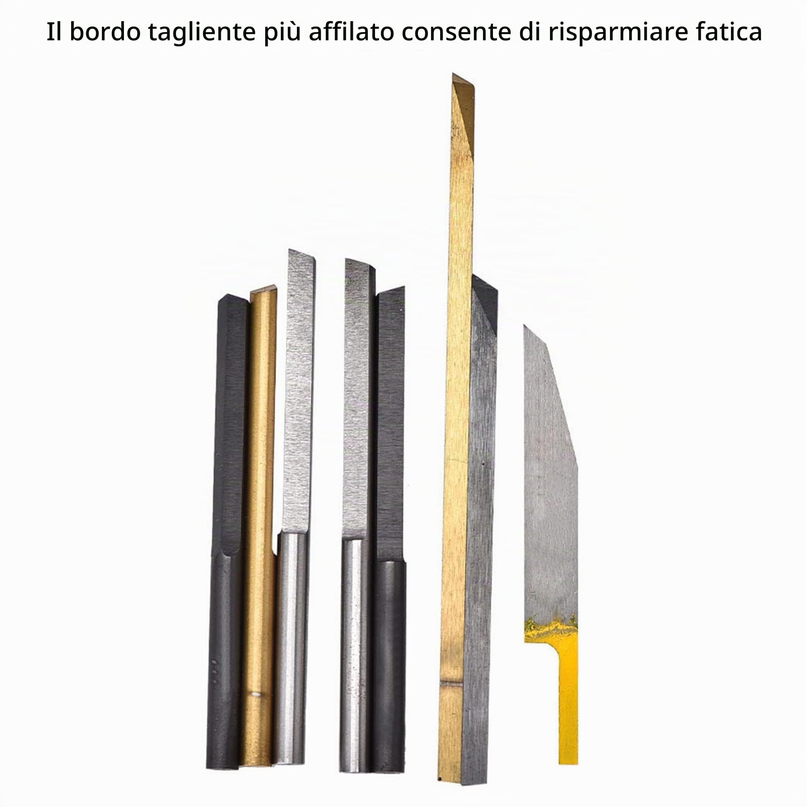 8pcs Punte da Taglio per Incisione, Punte per Macchina per Incisione Strumento per Incisione di Gioielli per Macchina per Incisione a Impatto Pneumatico