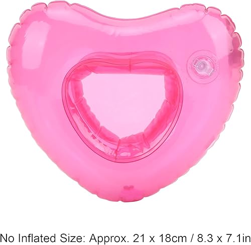 Miniatura 4 de Soporte inflable para bebidas en forma de corazón, para piscina, flotador, para verano, piscina, flotador, soporte para bebidas