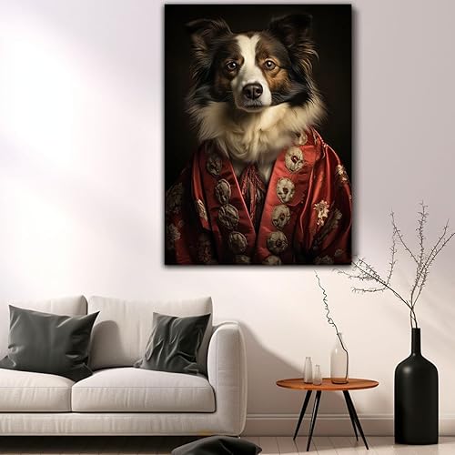 Miniatura 290 de Thuan Chow Chow Retrato de mascota con disfraz real de perro en un disfraz retrato de perro con vestimenta Retrato medieval de mascota retrato