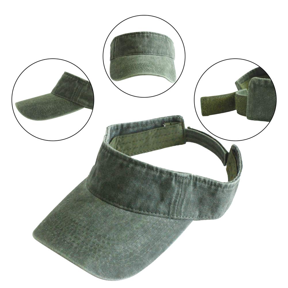 HH HOFNEN Casquette de baseball vintage réglable en coton sergé délavé pour homme et femme