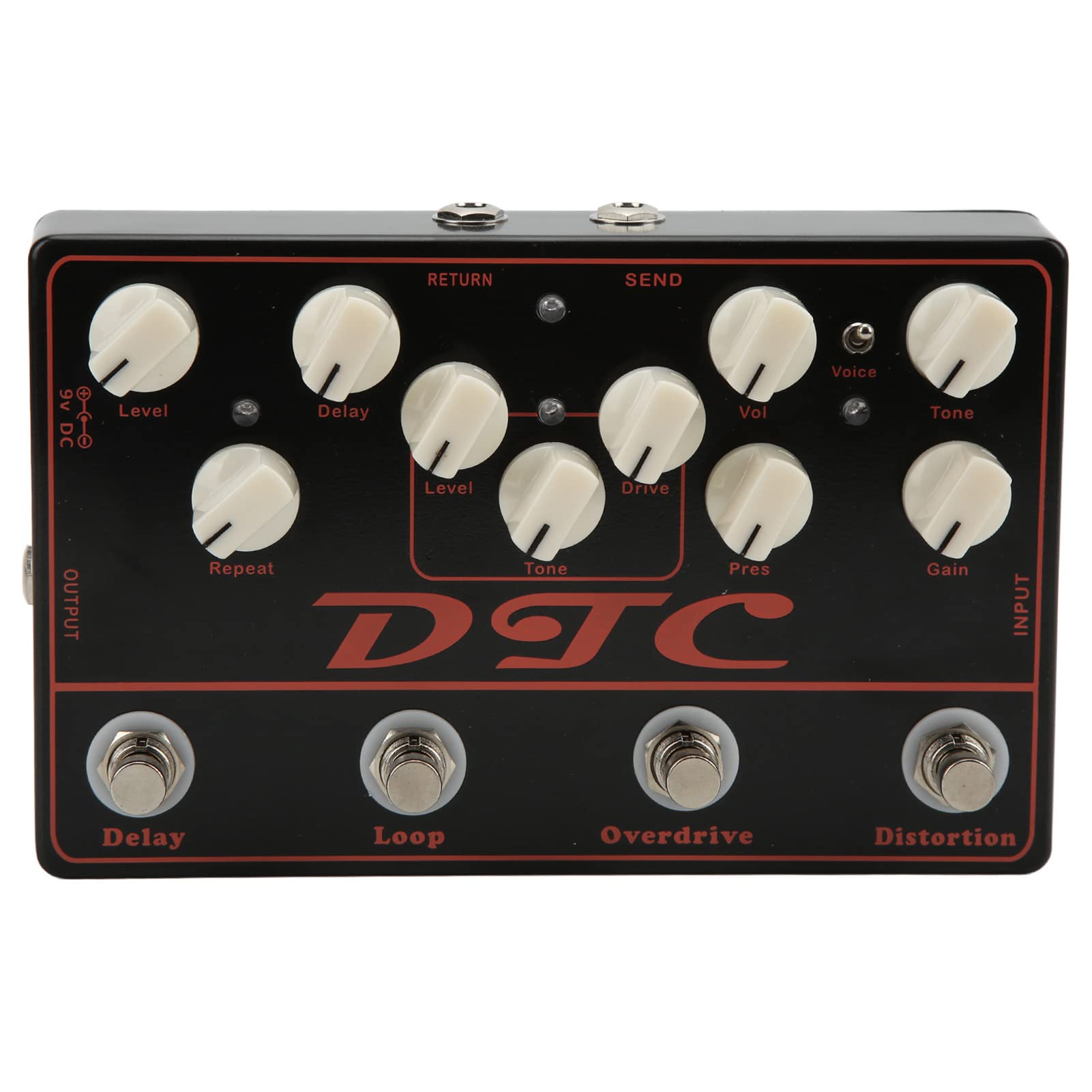 Pedale Multieffetto Mosky 5 In 1 Per Chitarra - Distorsione, Overdrive, Riverbero, Delay E Loop - Foto 5