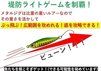 Amazon.co.jp: ナイトアーミー 釣具 3.5g 5.4g 10.8g ちょい釣り