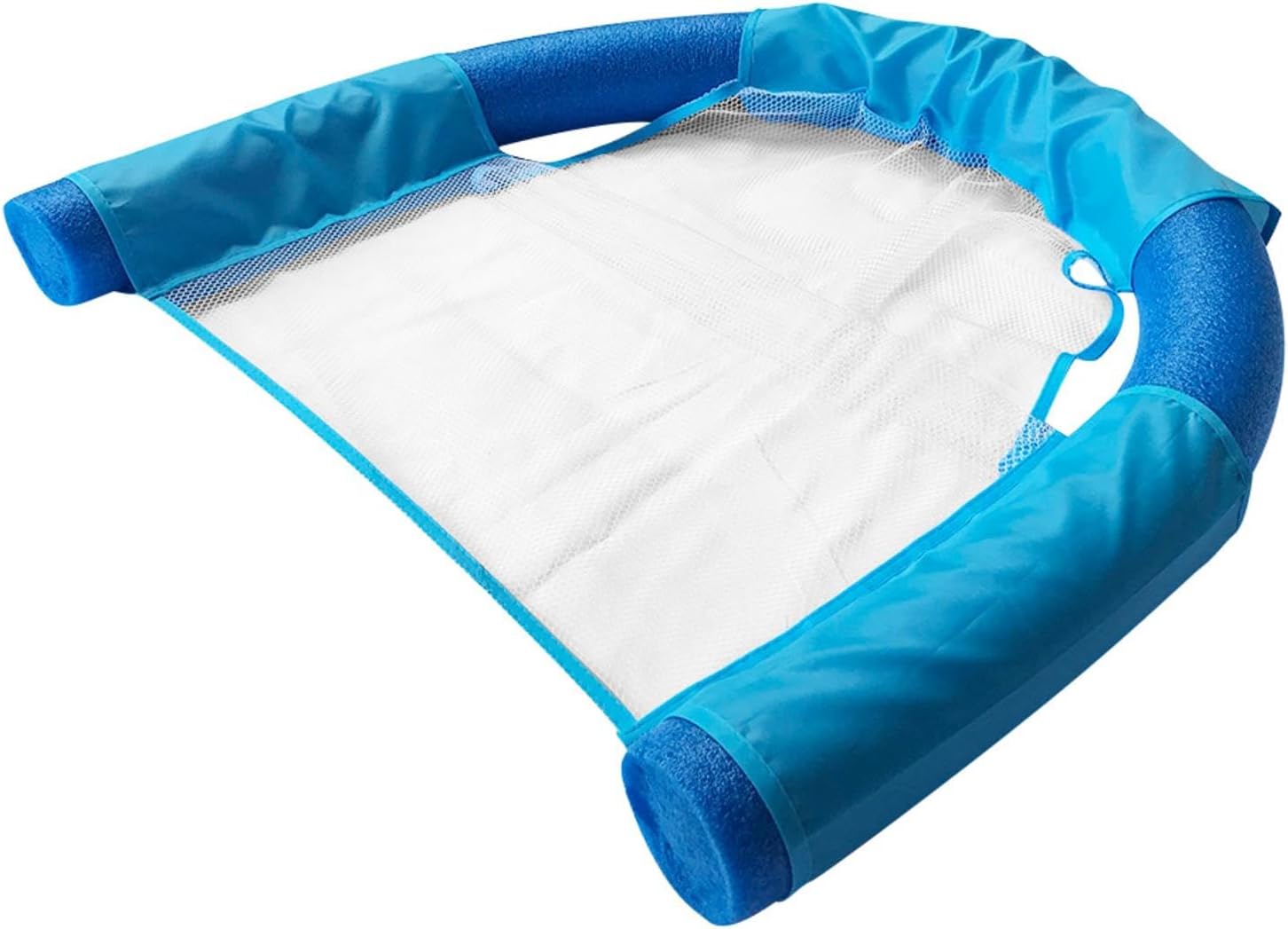 Mesh Floating Pool Chair Noodle Slings, Pool Noodle Floating Chair for Adults Kids, Pool Noodle with Sling, Pool Floaties Lounger, U-seat Fabric Covered Pool Float, Portable Pool Sling Floats Chair