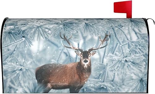 Miniatura 80 de Divertido gnomo de verano para conducir coche y girasol, cubierta magnética para buzón, patrón a cuadros, para decoración del hogar, jardín, 21 x 18