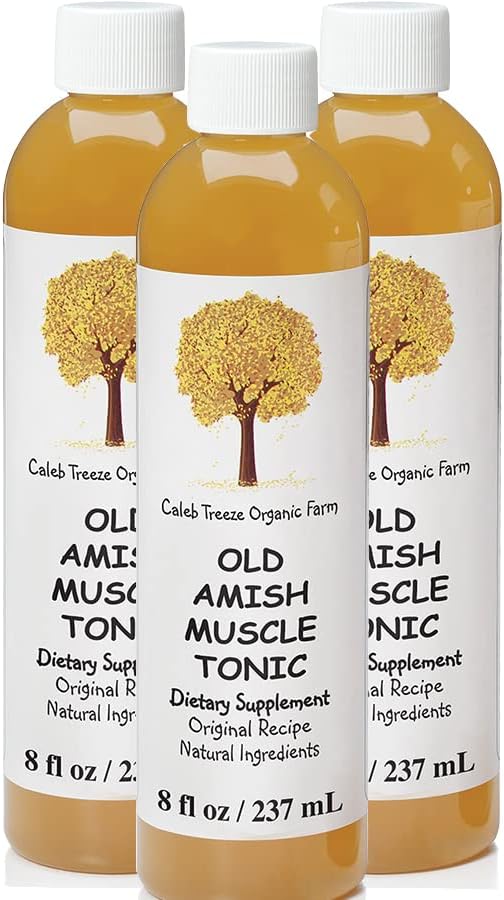 Caleb Treeze Old Amish Muscle Tonic (Formerly: Stops Leg Foot Cramps) Pack of 3