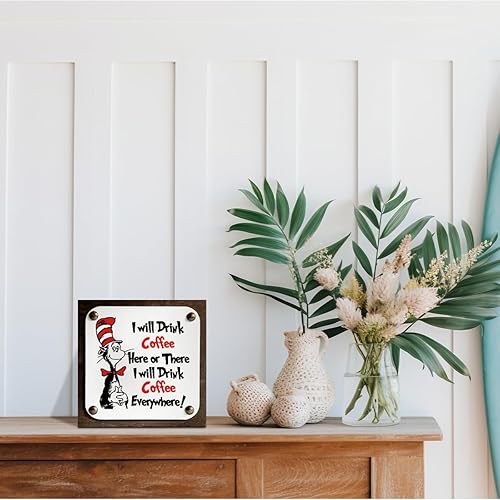 Miniatura 4 de Letrero de madera de café, caja de madera, decoración de arte, letrero de decoración de café, arte de decoración de café, decoración del hogar,