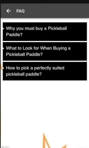 Pickleball Paddle