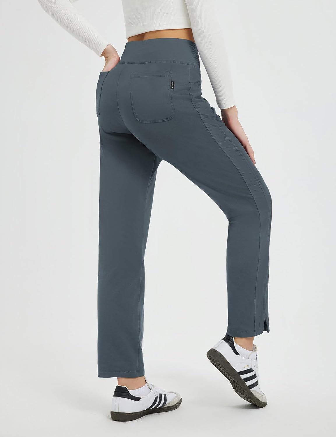 baleaf Women's Fleece Lined Pants Winter Thermal Travel Pants Water Resistant Cold Weather Golf Hiking Pockets Work - Image 2