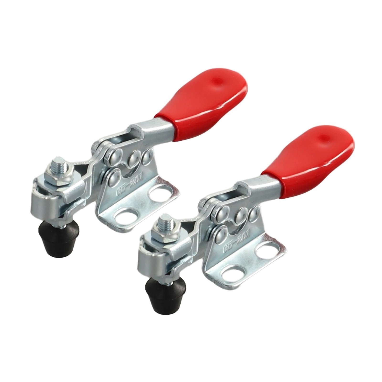 Antislip Toggle Horizontal Clamp, 10 pcs Toggle Clamp Horizontal Clip Release Iron Galvanized Woodworking Welding