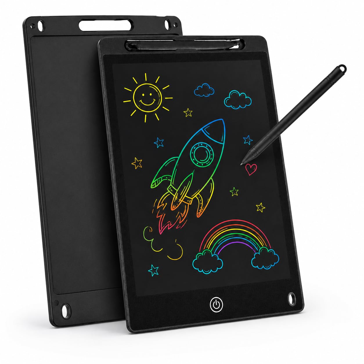 EIGHTYONE LCD Writing Tablet 12 Inch Large Screen | Colorful Drawing Tablet Handwriting Sketch Pad Learning Toy | Electronic Digital Digital Pad with Pen Graphic Tab Smart Notepad-image-24