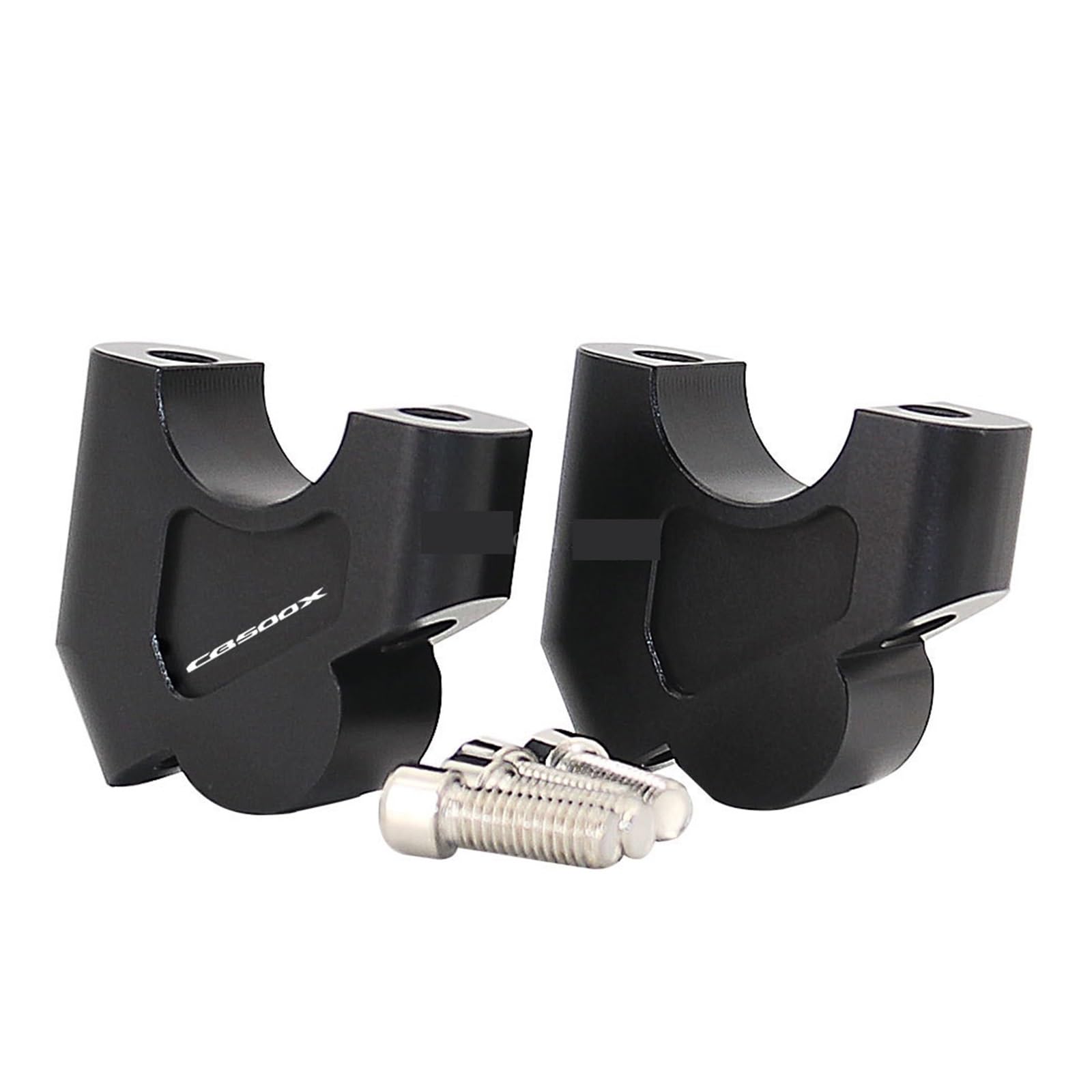 Motorcycle Handlebar Riser Motorcycle Handlebar Riser 28MM Drag Handle Bar Clamp Extend Adapter Fit For Hoonda CB500X 2020 (Color : Black)