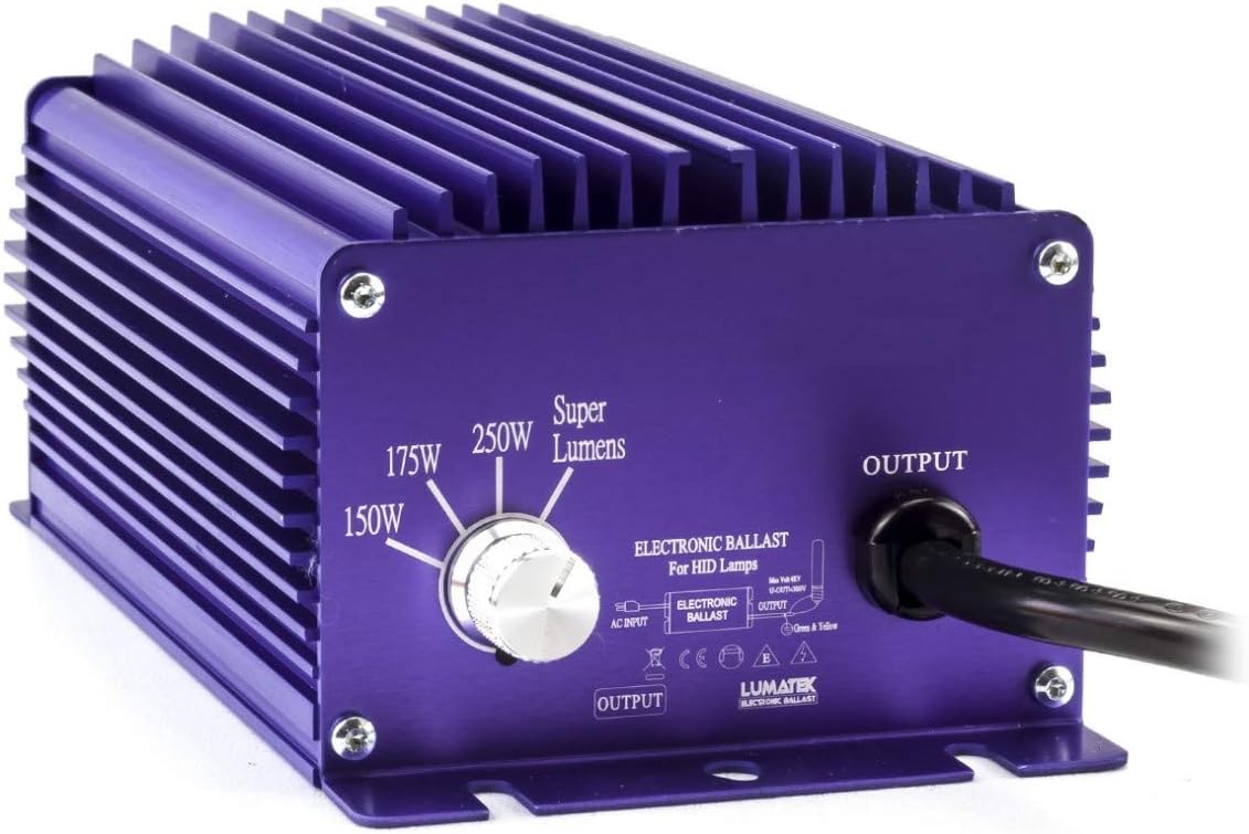 Dimmable Electronic Ballast + Super-Lumens Lumatek 150W/250W (LK2240)