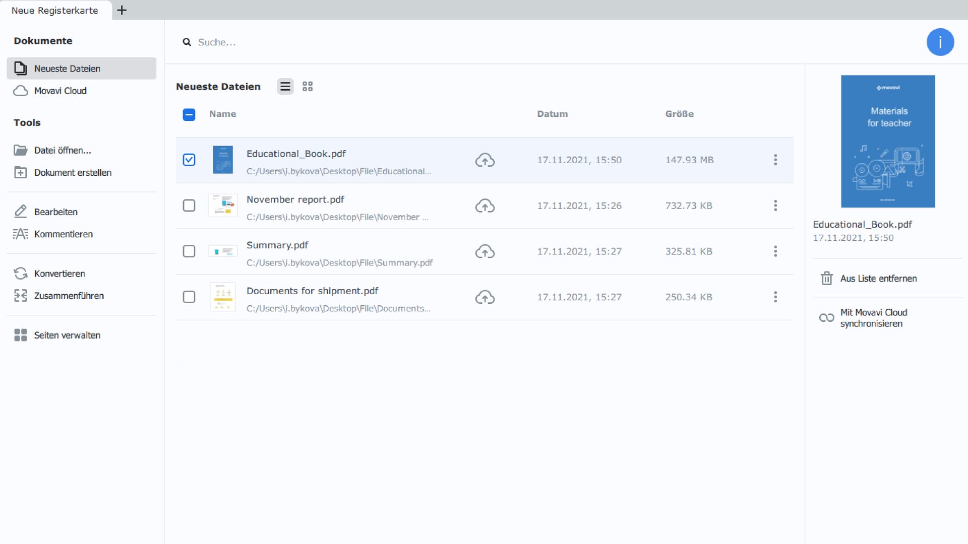PDFChef by Movavi 2022 | Geschäft | 1 Gerät | PC | PC Aktivierungscode per Email