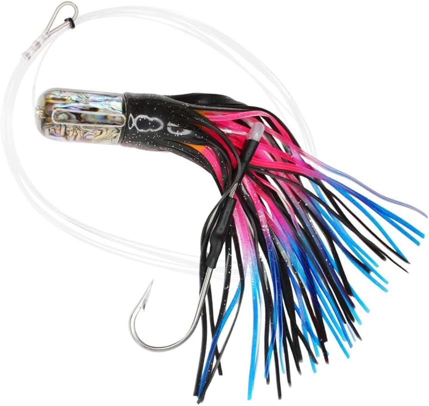 VIKETECH 10’’ 5.6oz Resin Saltwater Trolling Lure Big Game Deep Sea Offshore Fishing Lures for Tuna Marlin Mahi Mahi Wahoo Included Mesh Bag