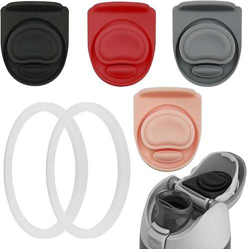 4 tapones de repuesto compatibles con Owala FreeSip de 24 onzas, 32 onzas, parte superior de la tapa de la botella de agua para Owala 19243240