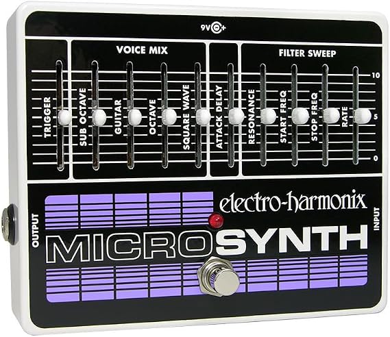Electro-Harmonix Micro Synth Analog Guitar Synth Pedal