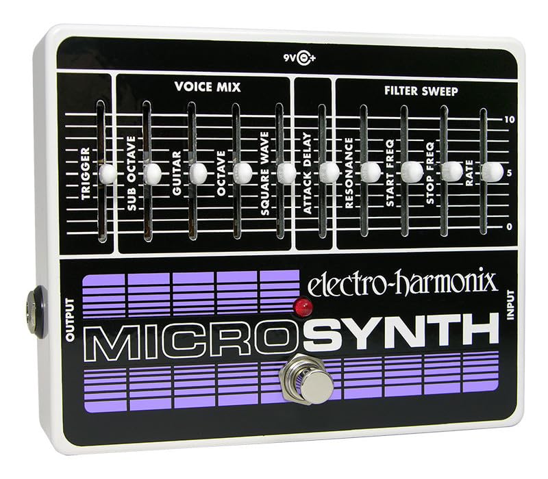 Amazon.com: Electro-Harmonix Micro Synth Analog Guitar Synth Pedal