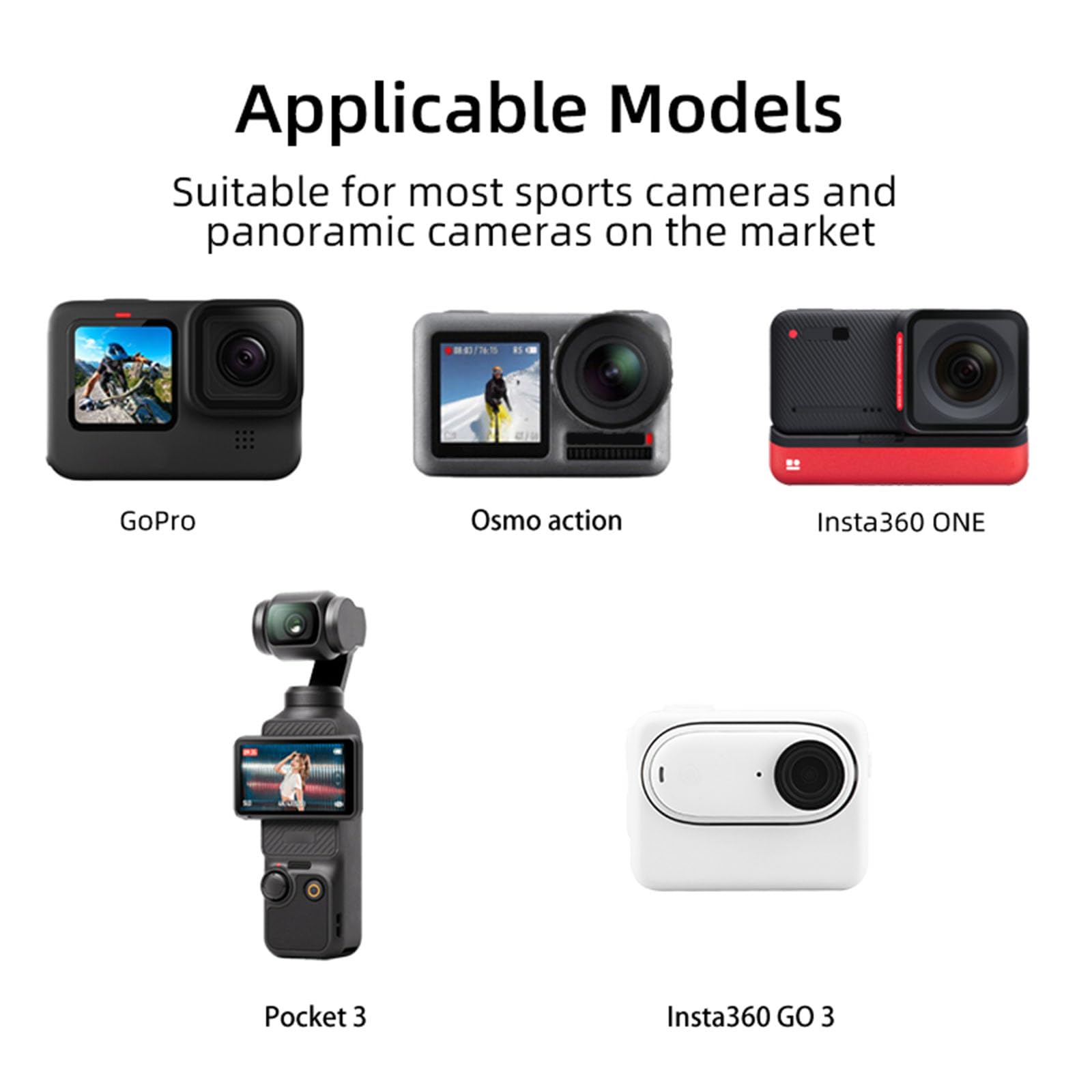 Wysuwany statyw Selfie Stick do DJI OSMO POCKET 3 / Action 4 o regulowanej długości 138cm drążek przedłużający do Insta360 ONE X3 / X2 Action Camera podstawa wspornik uchwyt akcesoria