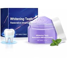 Teeth Whitening Powder,Tooth Whitener Stain Remover,Stain Removal & Enamel Safe Teeth Whitener,Teeth Restoration Mineral Powder,Natural Tooth Whitening Powder,Protect Gums & Freshen Breath,50g