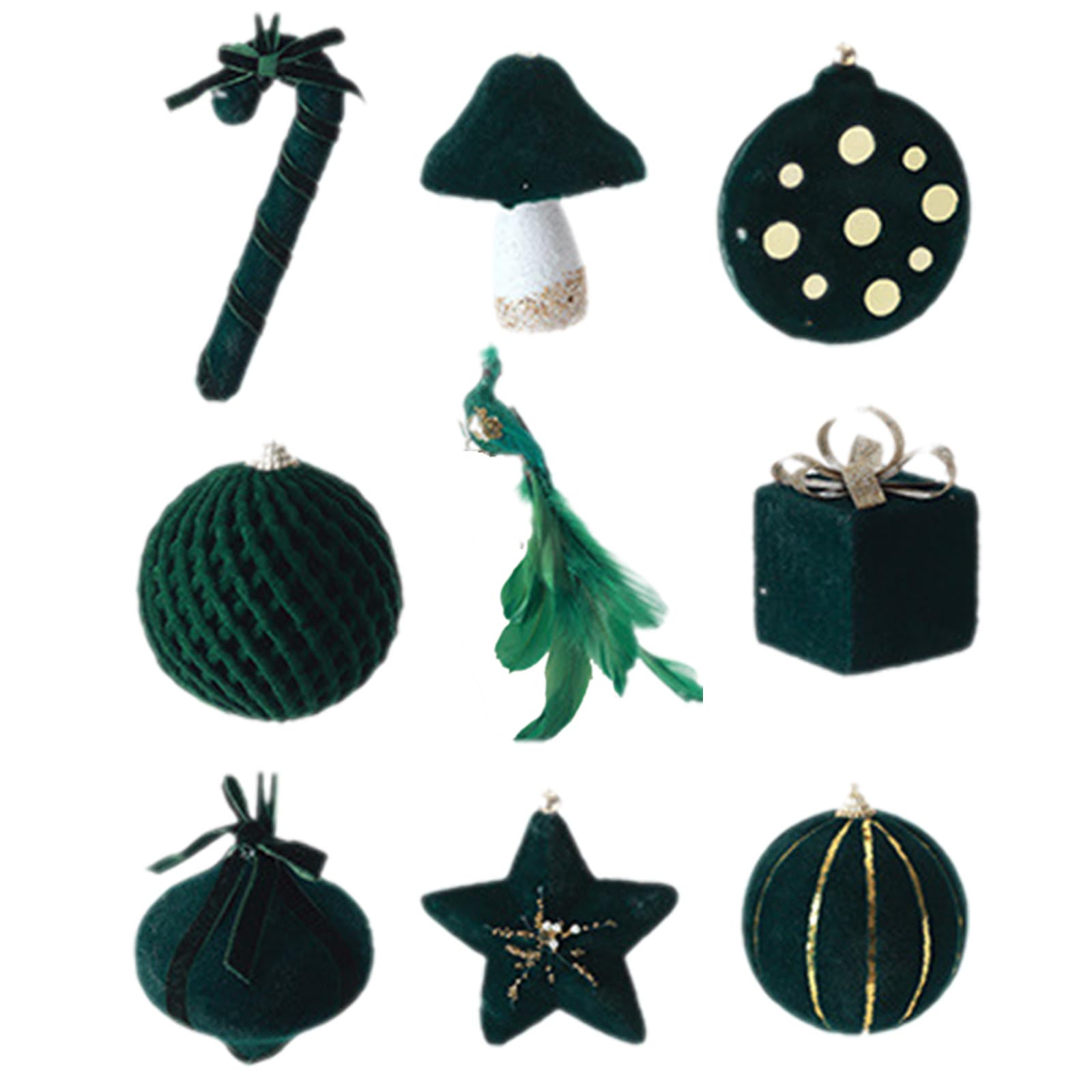 Christmas Baubles for Holidays Celebration Shatterproof Tree Pendants Shimmering Hanging Baubles Accessories Decoration