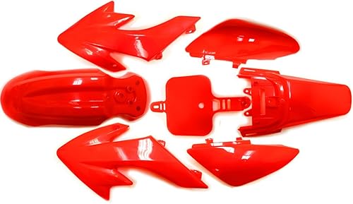 Kit de guardabarros de carenado de plástico para Honda CRF50 XR50 CRF 50 XR 50 SSR SDG 107cc 125cc moto china de tierrapit (rojo)