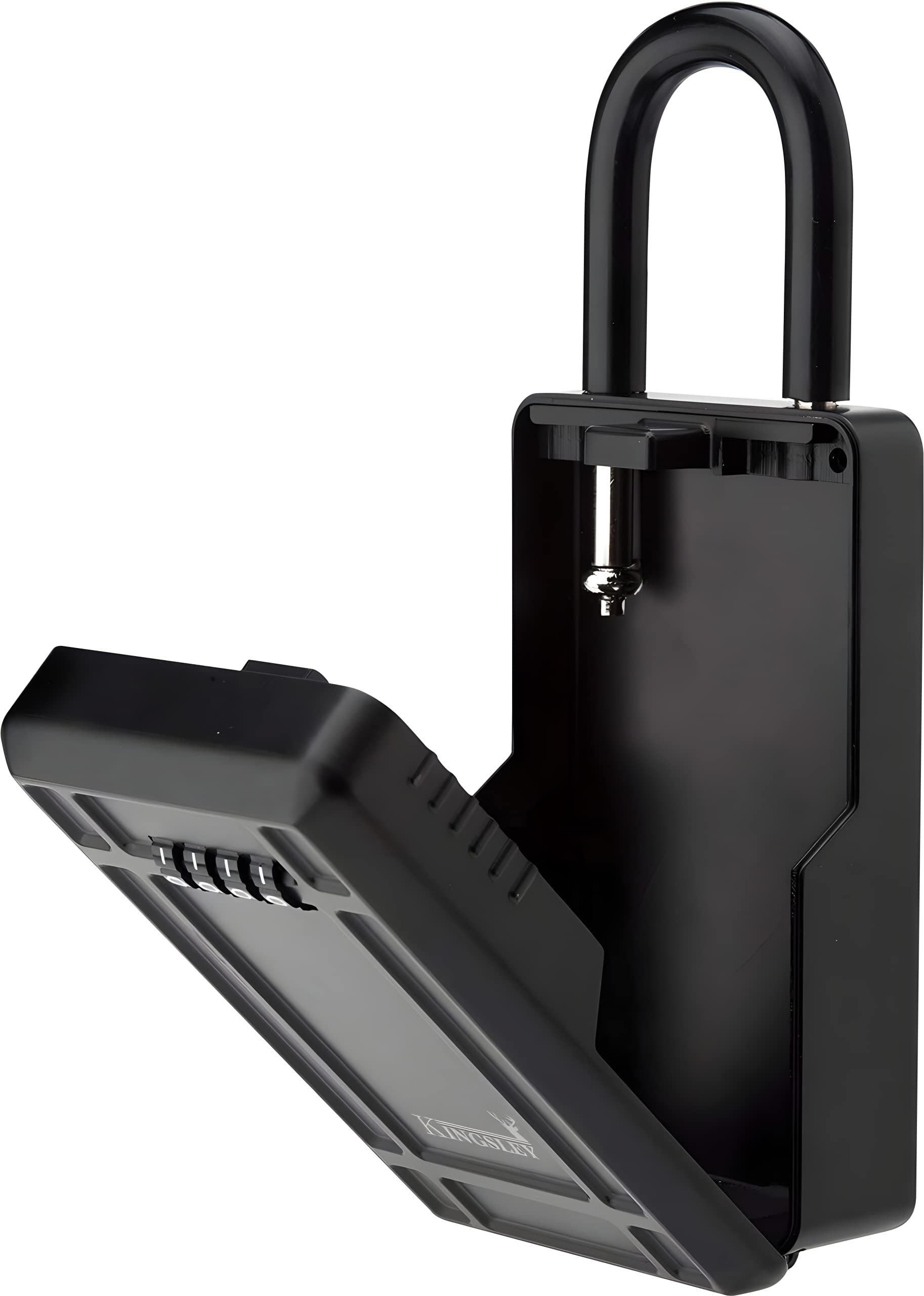 Kingsley KL313 Boîte de rangement pour clés de grande capacité avec code réinitialisable, boîte de verrouillage résistante à l'eau pour clés de rechange, boîte de verrouillage pour maison,