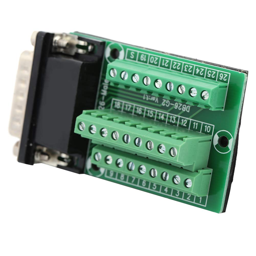 Scheda Breakout DB26 Connettore D-SUB 26 Pin a Terminali PCB per Interfaccia Computer Progetti Elettronici