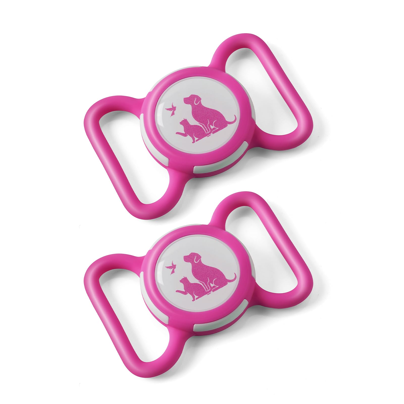 Taoqiyusen Compatible with Holder Airtag for Dog Collar with Apple Case Waterproof