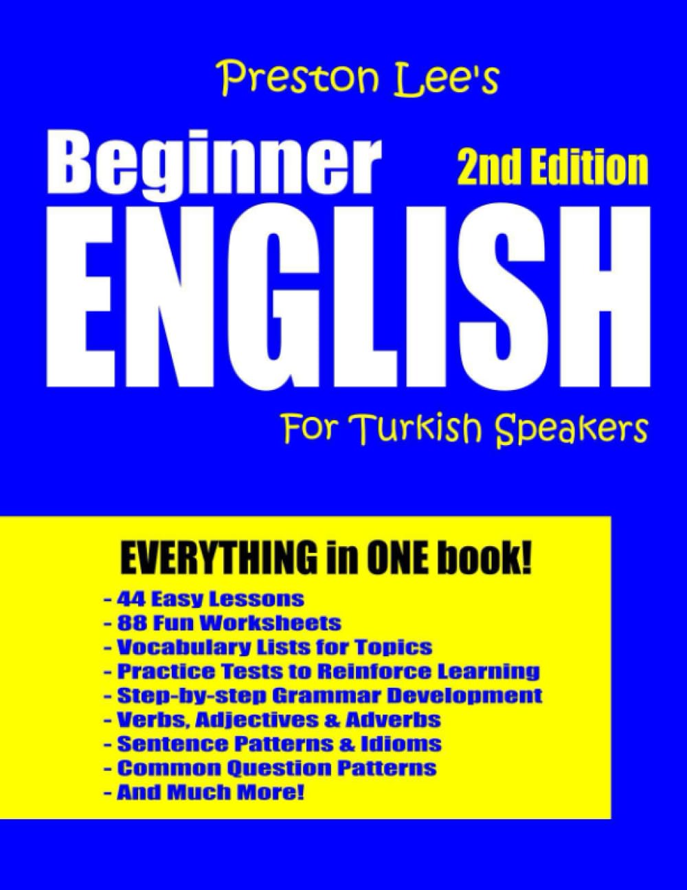 Preston Lee's Beginner English For Turkish Speakers - 2nd Edition