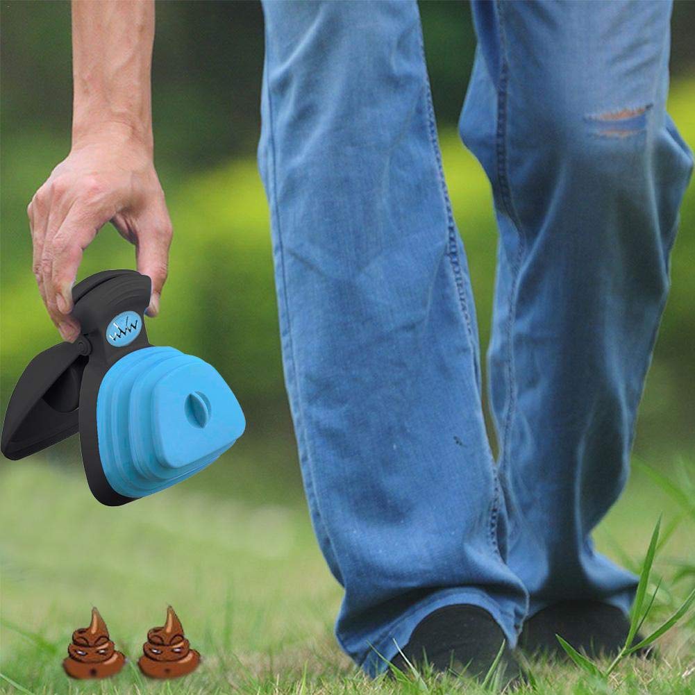 Pelle Ramasse Crotte Ramasse Crotte De Chien Pet Pooper Scooper avec Sac Poubelle Pliable Déchets De Chien Portable Outil De Nettoyage De Pelles pour Animaux De Compagnie