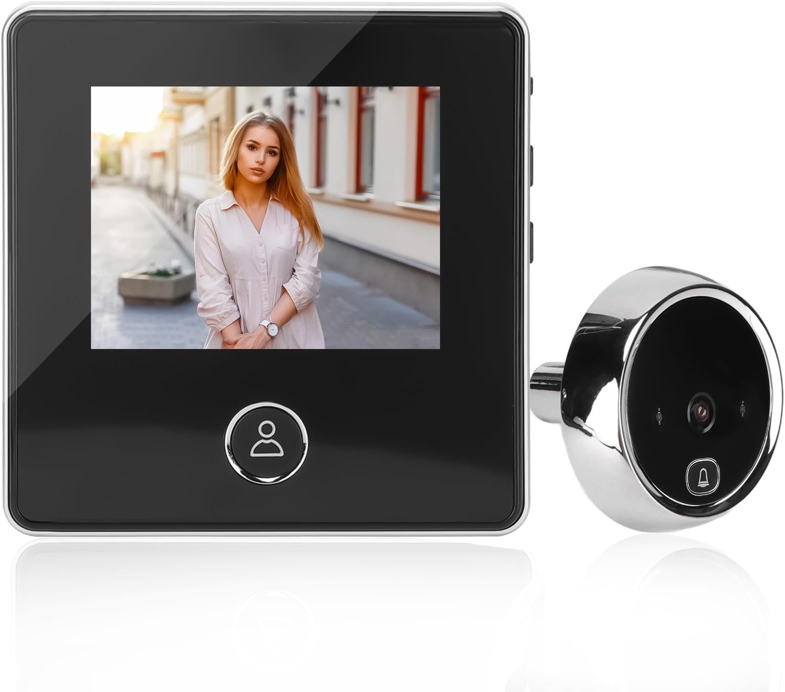 Digital Door Viewer Peephole Camera, 2.8" LCD High-Res Night Vision Security Peephole Camera for Front Door for Home Hotel