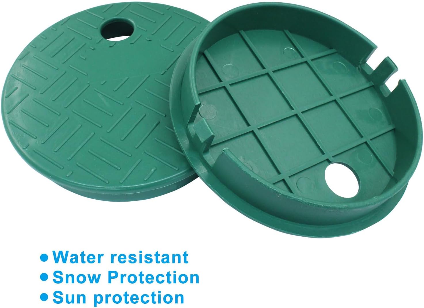 4 Pack Sprinkler Irrigation Valve Box Cover Lid ID 5.5" OD 6" image 4