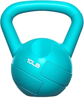 Pesa de gimnasia Pesas Kettlebell, con Asas de Agarre Fácil En La Parte Superior Curva, para El Hogar y El Gimnasio, Equipos de Entrenamiento Físico para Culturismo y Levantamiento de Pesas Mancuerna