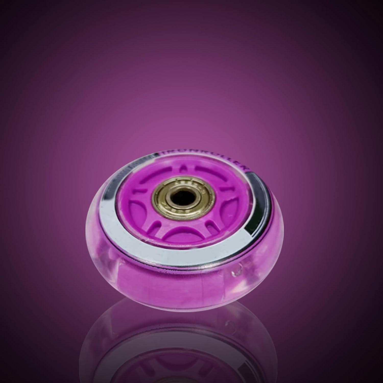 Inline Skate Wheels Outdoor/Indoor 64/70/72mm Inline Replacement Wheels Hardness 82A Inline Roller Skate Wheels with Bearings 8 Pack, Purple