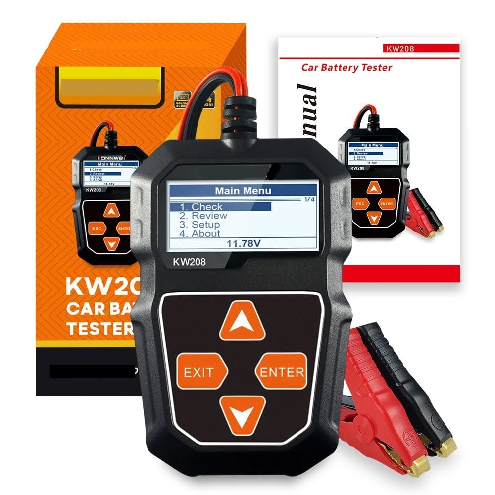 Probador de batería de Coche de 12 V, 100 a 2000 CCA, comprobador de Circuito de Carga y Arranque, analizador de batería de 12 Volt, herienta BM550