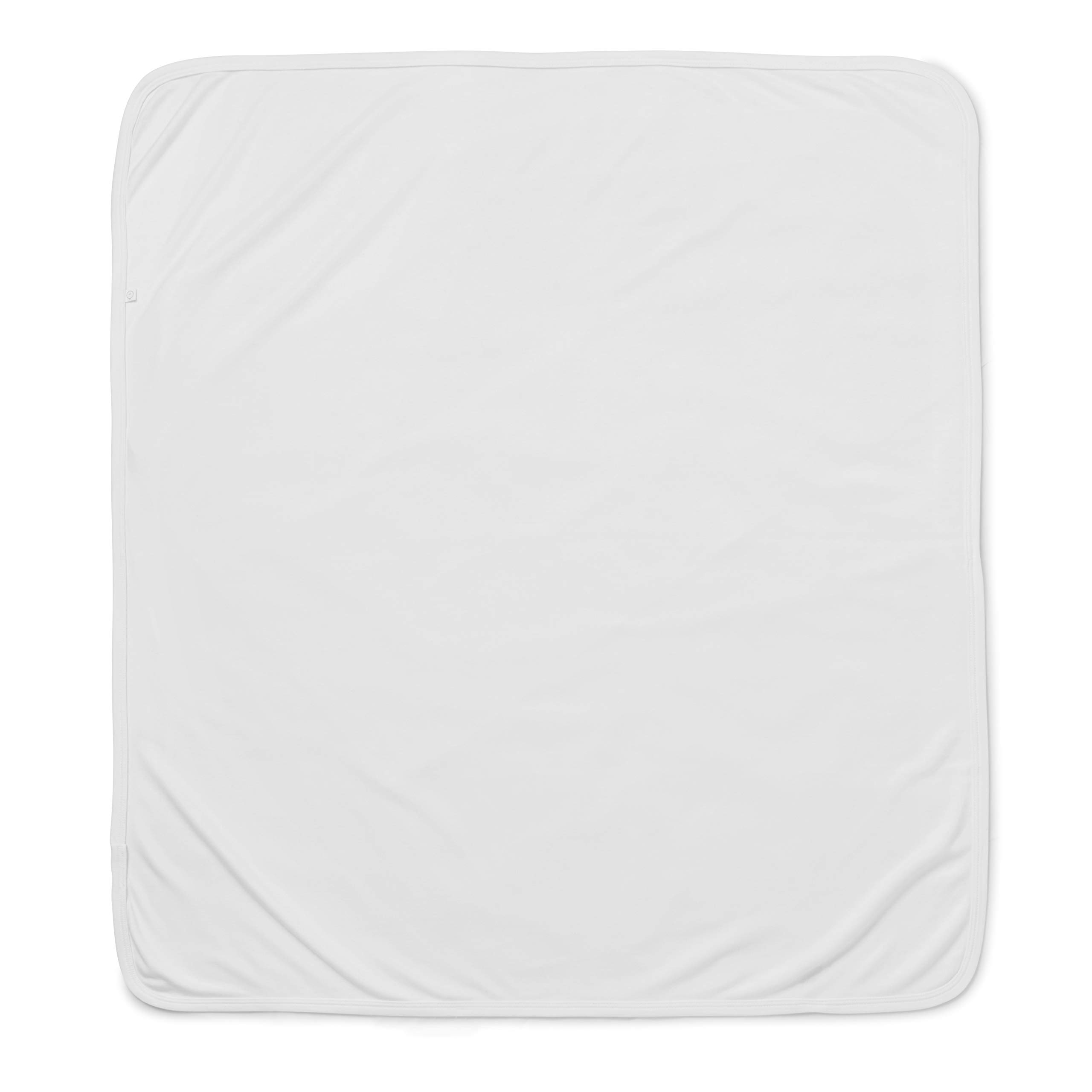 Mori White Muslin Baby Swaddle Blanket, Bamboo & Organic Cotton, One Size