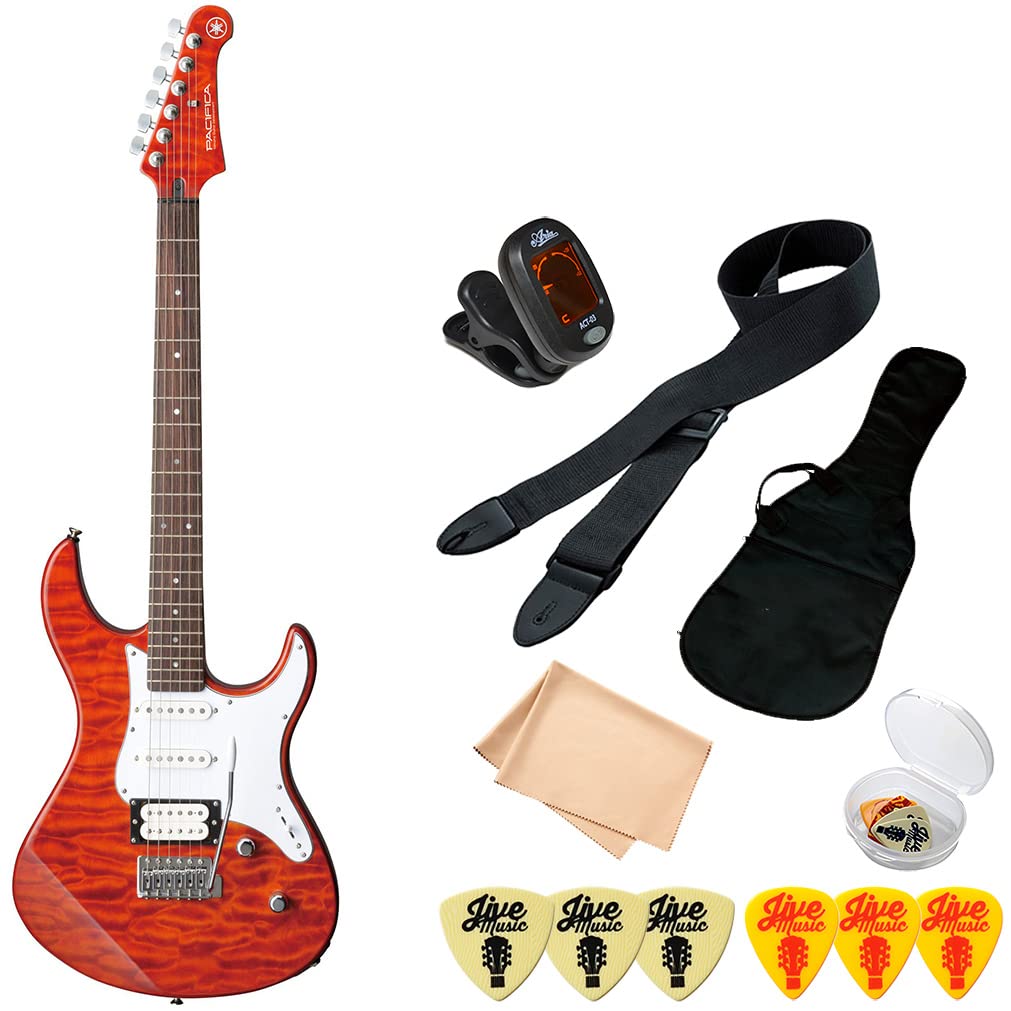 YAMAHA PACIFICA PAC212VQM　初心者セット Amazon | ヤマハ パシフィカ PAC212VQM CMB PACIFICA 7点 エレキ