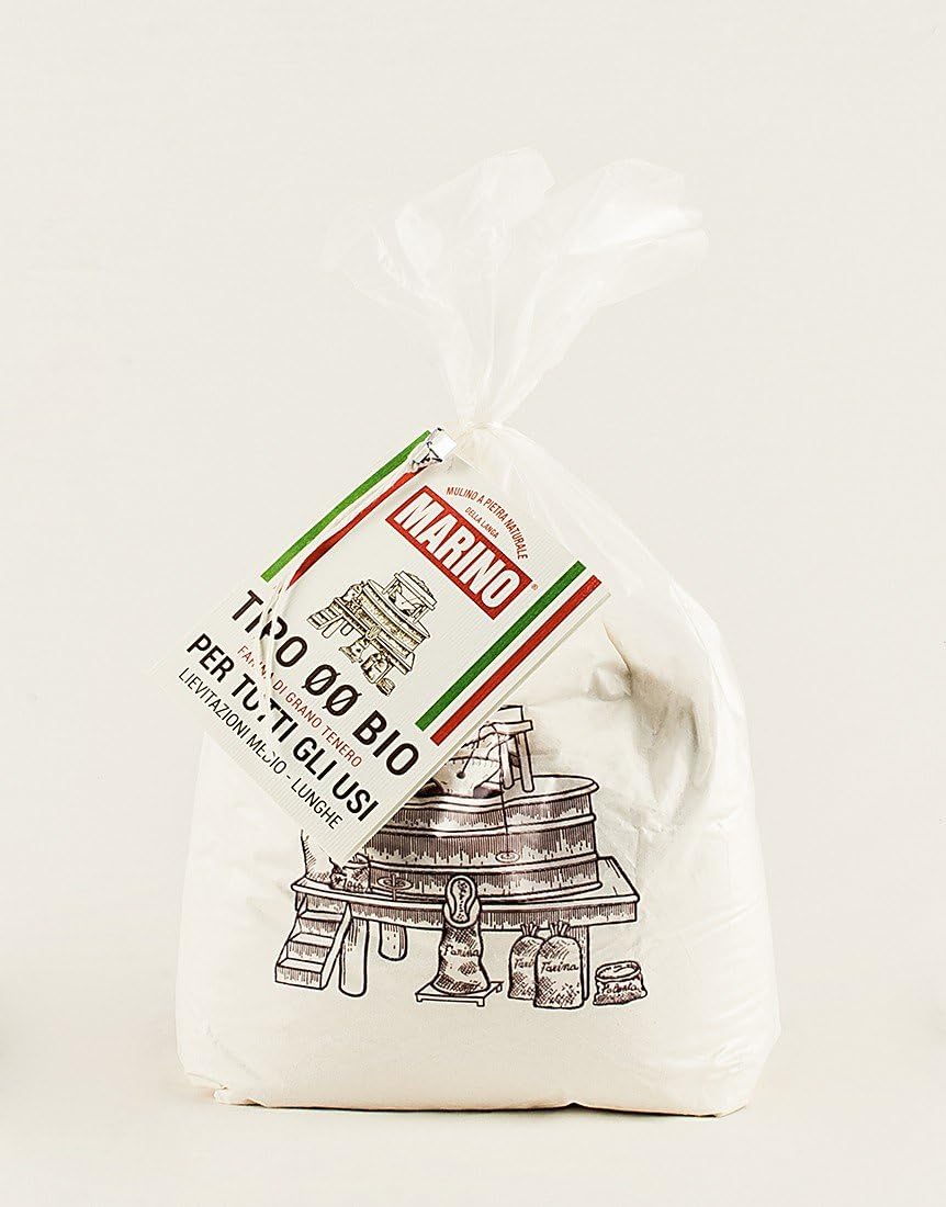 Mulino Marino Artisan Organic Soft Wheat Flour Type “00” Cylinder Grind 35.27 Oz (1kg)