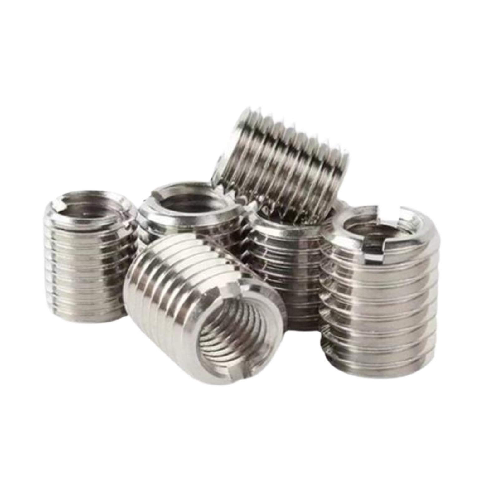 Wkładki do naprawy gwintów, Nakrętki gwintowane ze stali nierdzewnej M4-M10, różne rozmiary, opakowanie 5 szt.(Length 12mm,M4 M8 x12mm)