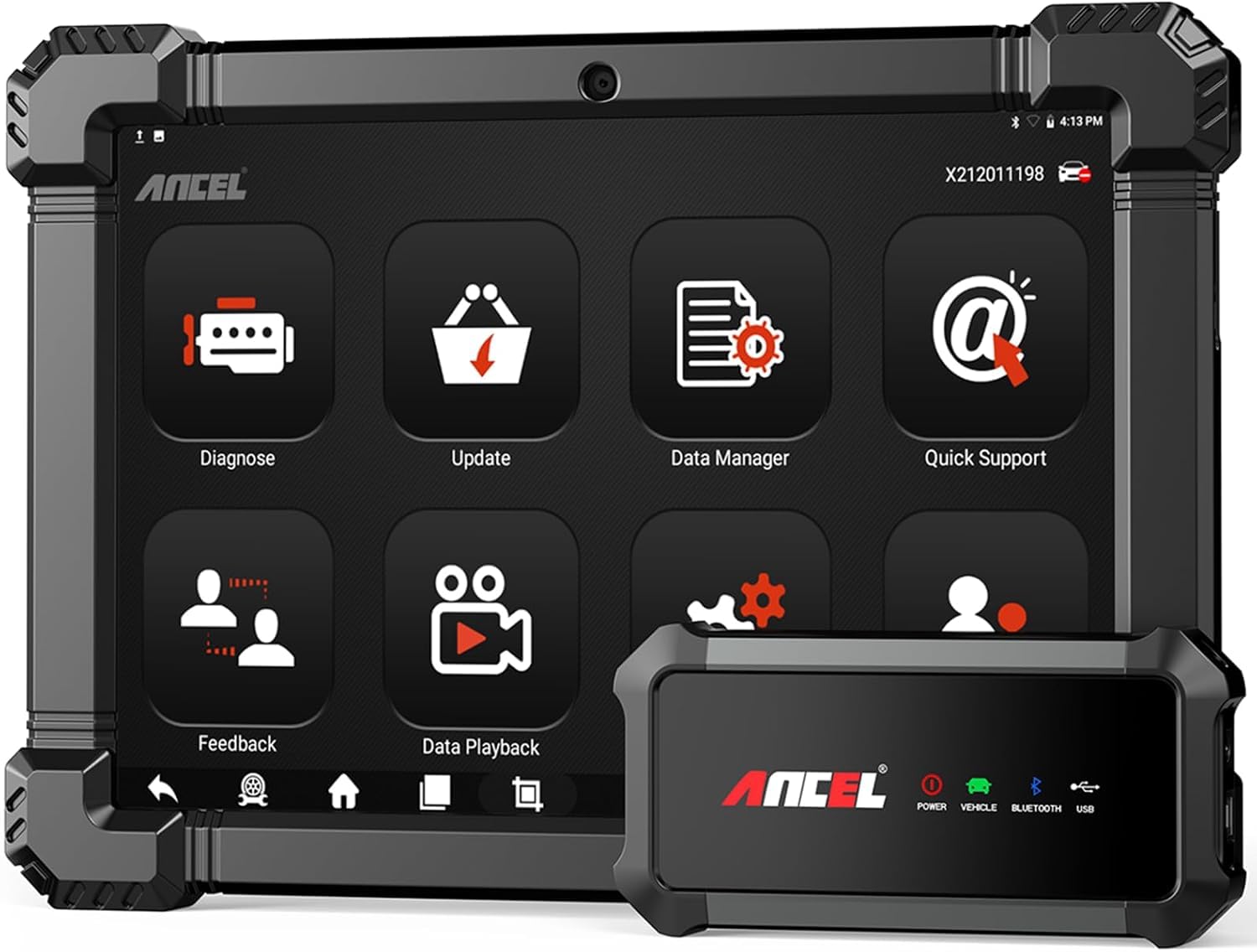 2026 FOXWELL NT614 Elite OBD2 Scanner, 4 Systems, 5 Resets Code Reader | Upgrade of NT604, ABS Bleeding/EPB/Oil/SAS/Throttle Reset, Read/Clear Engine/ABS/SRS/Transmission Fault Codes Car Scanner thumbnail 10