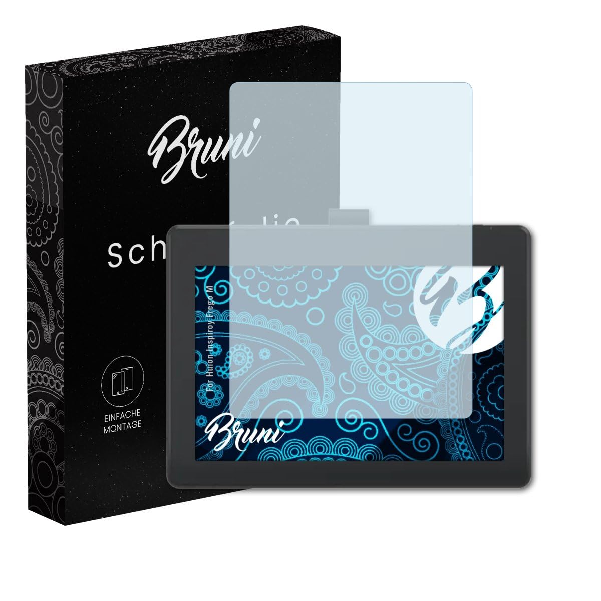 Bruni Screen Protector compatible with Huion Inspiroy Frego M Protector Film, crystal clear Protective Film (2X)