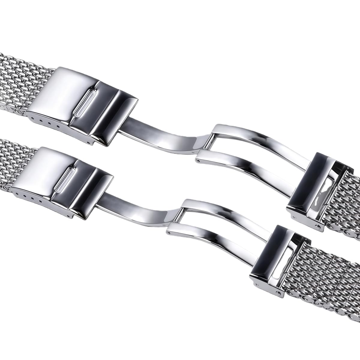 Cinturino Orologio Acciaio Inossidabile Bracciale Maglia Metallo Ricambio Shark Style 22mm 24mm Banda per Breitling
