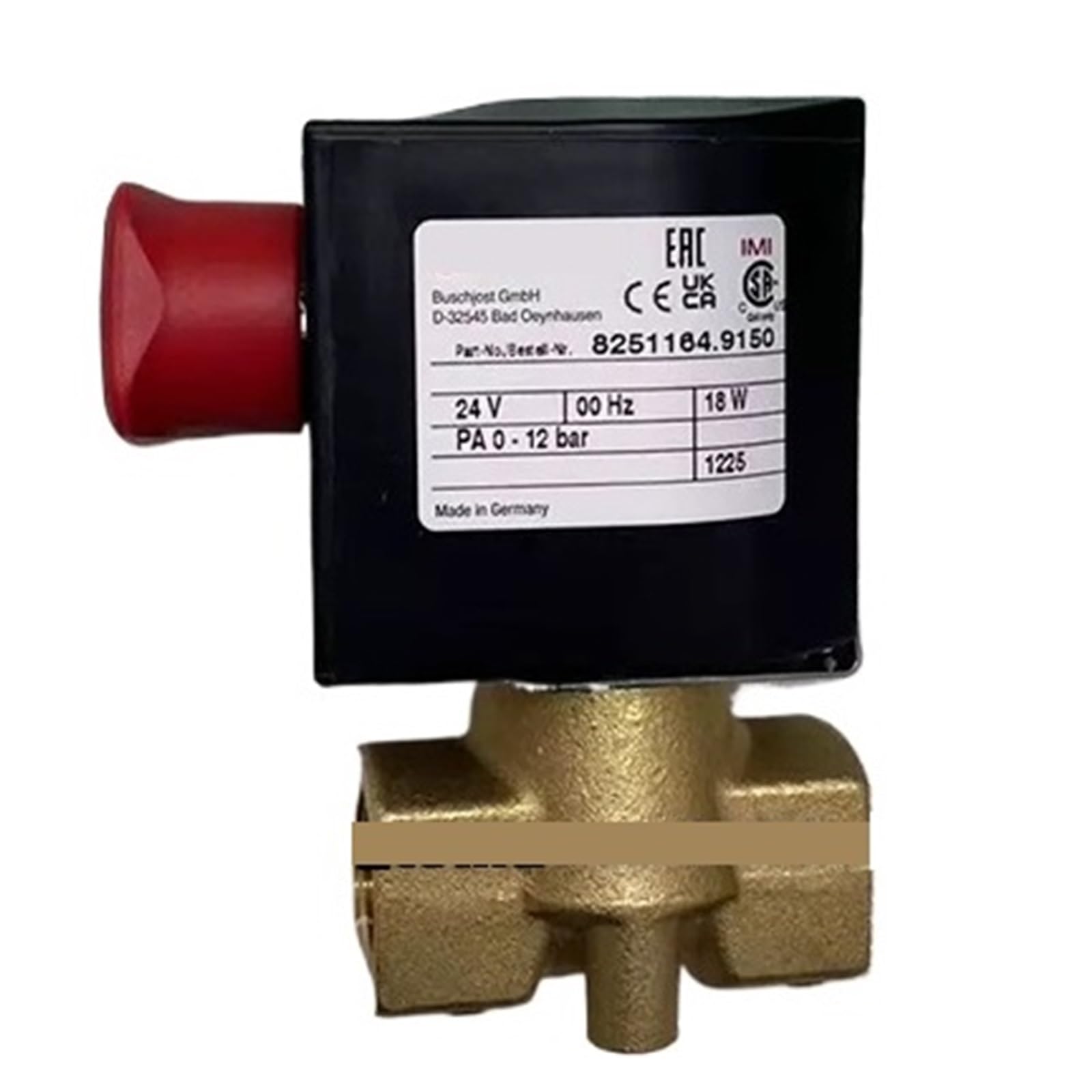ZVQYSGIW 8251164.9150.024.00 8251164.9150 G3/8 Screw Thread Solenoid Valve